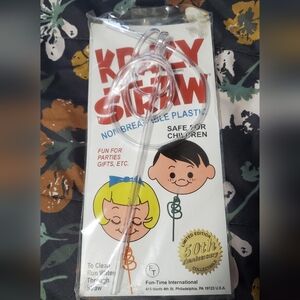 50th Anniversary Krazy Straw Limited Edition Collectable 2012 Fun-Time